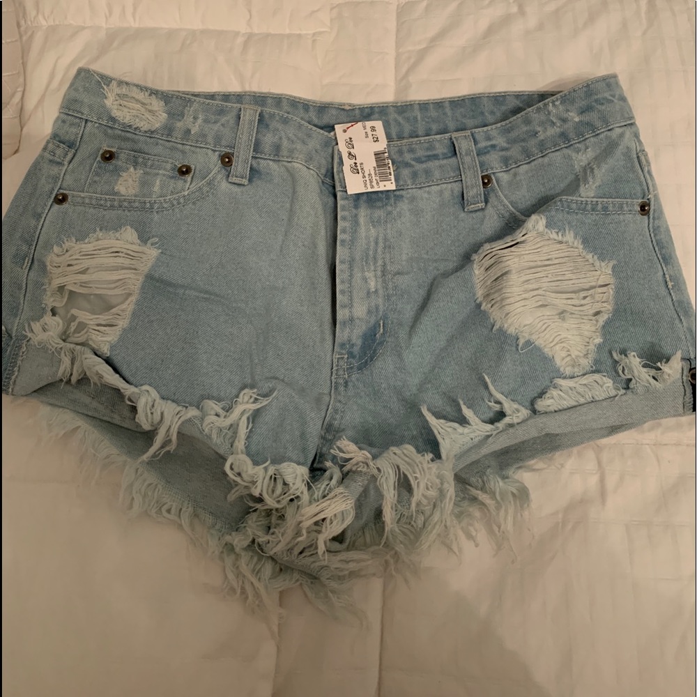 Denim shorts new with tags